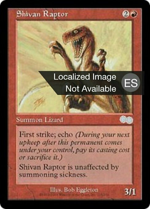 Shivan Raptor Card Front