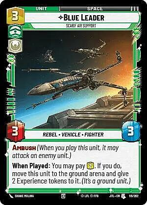Blue Leader - Scarif Air Support Card Front