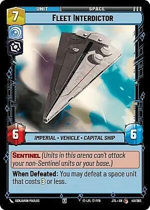 Fleet Interdictor Card Front