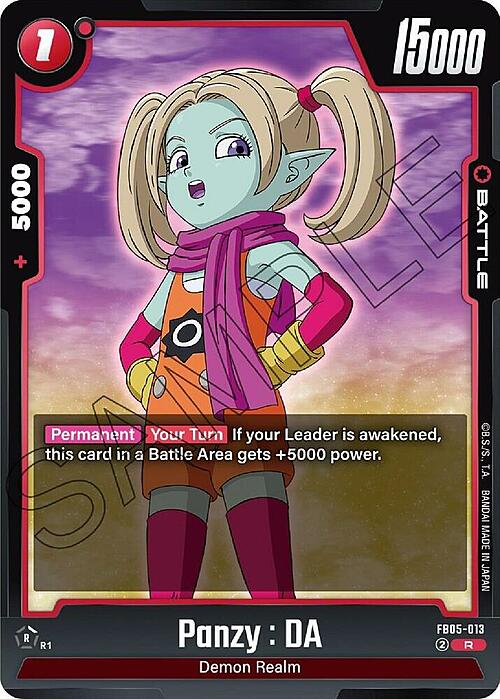 Panzy : DA Card Front