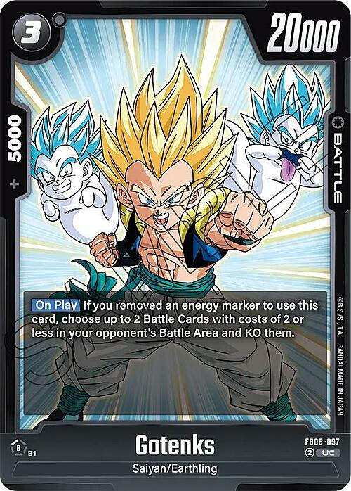 Gotenks Card Front