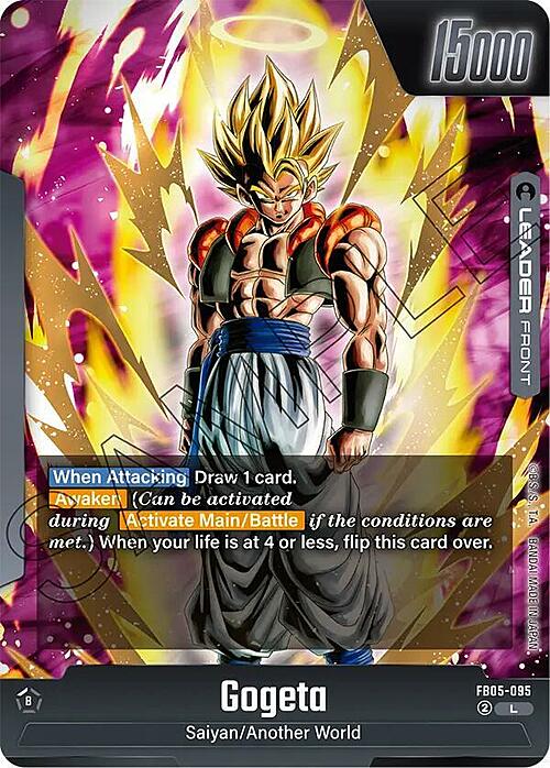 Gogeta Card Front