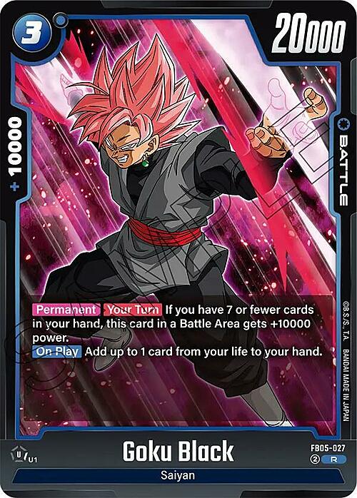 Goku Black Card Front