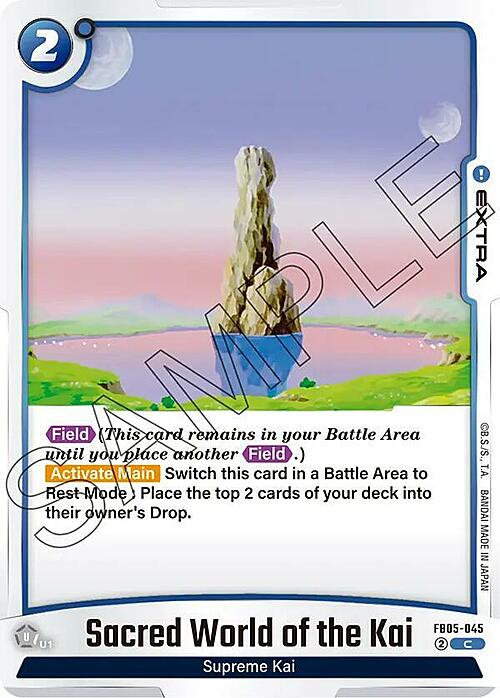 Sacred World of the Kai Card Front