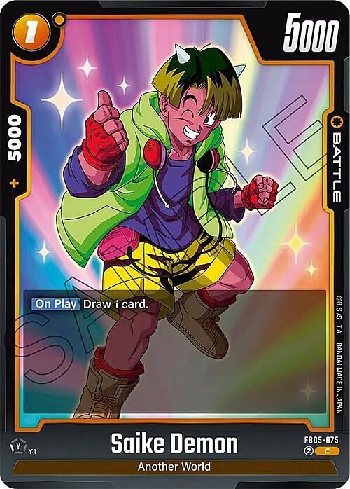 Saike Demon Card Front