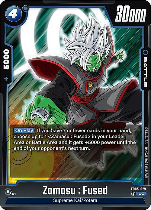 Zamasu : Fused Card Front