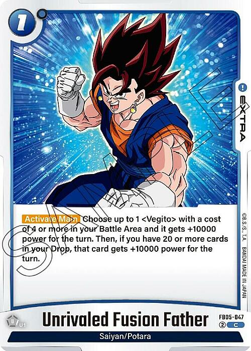 Unrivaled Fusion Father Card Front