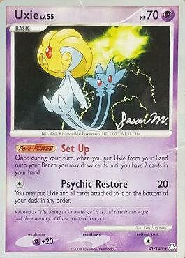 Uxie LV.55 Card Front