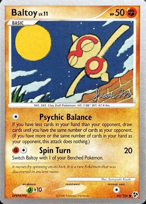 Baltoy LV.11 Card Front
