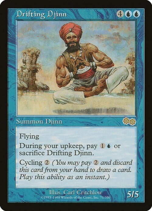 Drifting Djinn Card Front