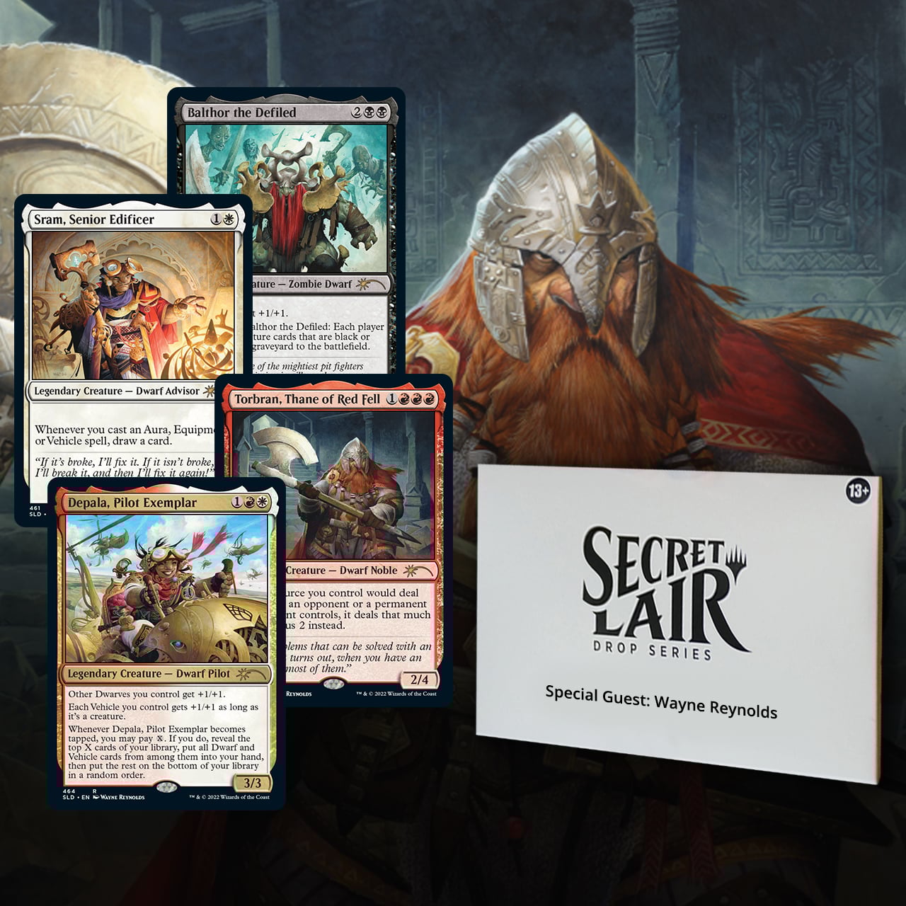 Secret Lair Drop Series: April Superdrop 2022: Artist Series: Wayne Reynolds