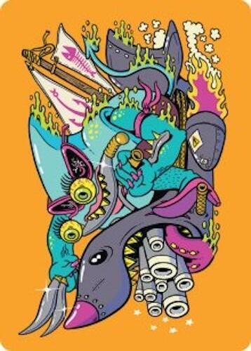 Art Series: Fearless Swashbuckler Card Front