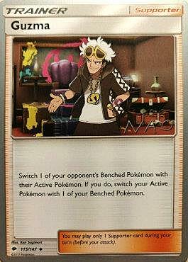 Guzma Card Front
