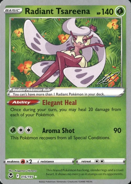 Radiant Tsareena Card Front