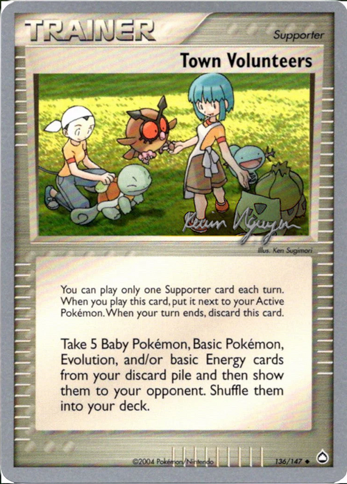 Town Volunteers Card Front