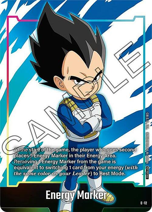 "Vegeta DA" Energy Marker Card Front