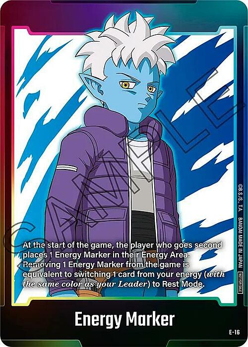 "Glorio" Energy Marker Card Front