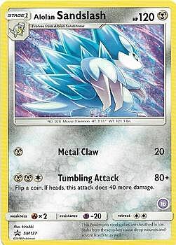 Alolan Sandslash Card Front