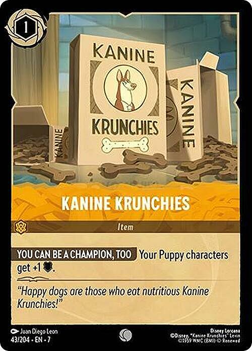 Kanine Krunchies Card Front