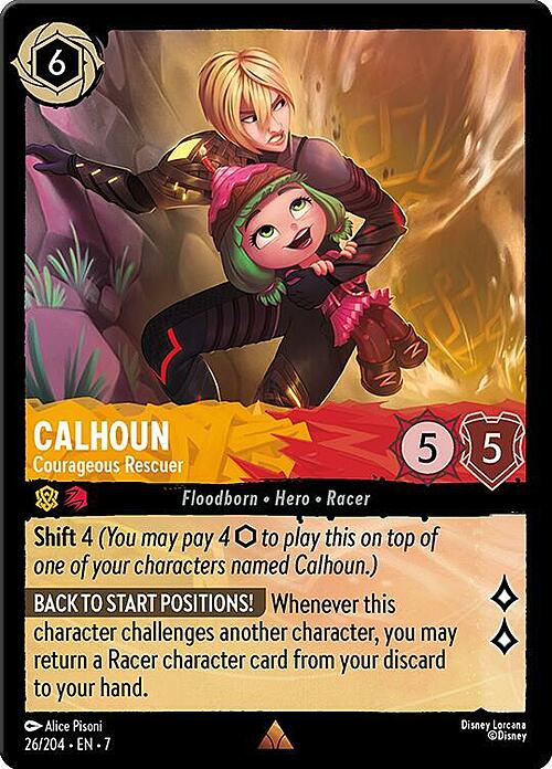 Calhoun - Courageous Rescuer Card Front