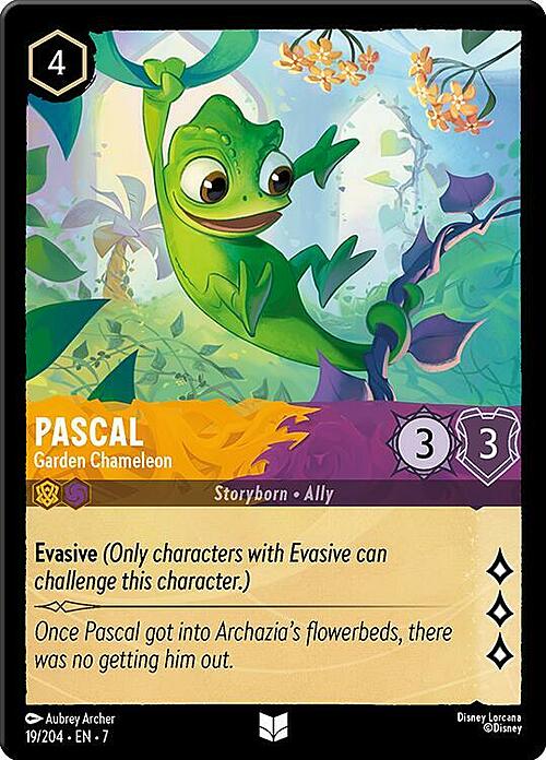 Pascal - Camaleonte da Giardino Card Front