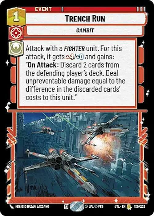 Trench Run Card Front