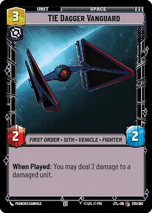 TIE Dagger d'Avanguardia Card Front