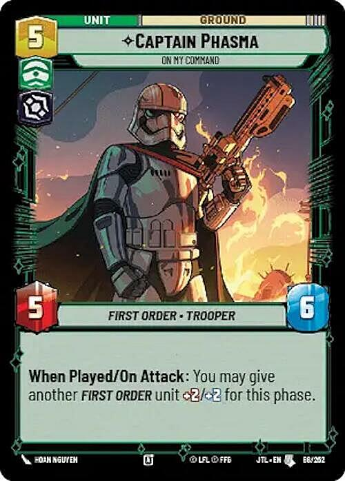 Captain Phasma - On My Command Card Front