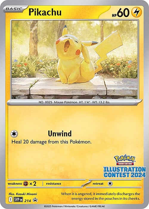 Pikachu Card Front