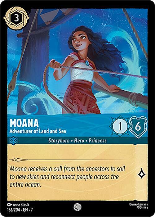 Moana - Adventurer of Land and Sea Card Front