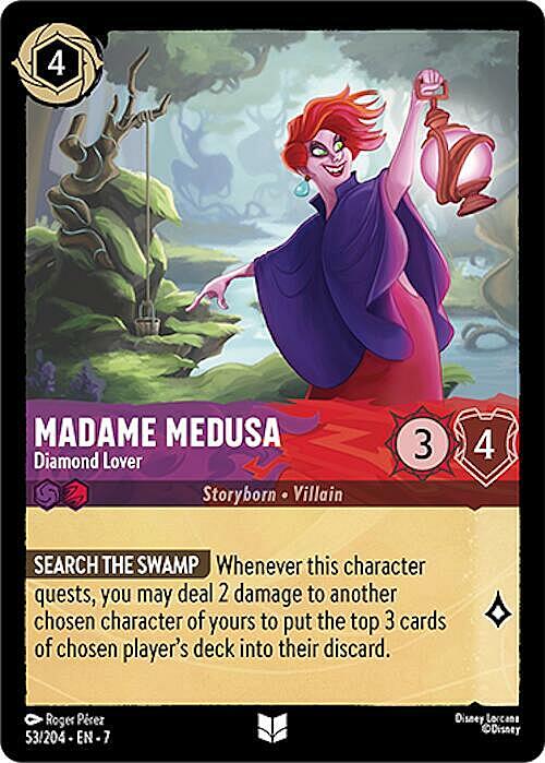 Madame Medusa - Diamond Lover Card Front
