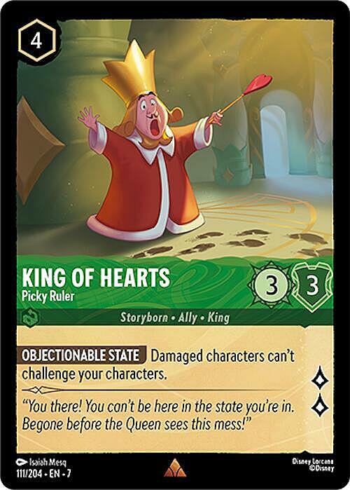 King of Hearts - Picky Ruler Card Front
