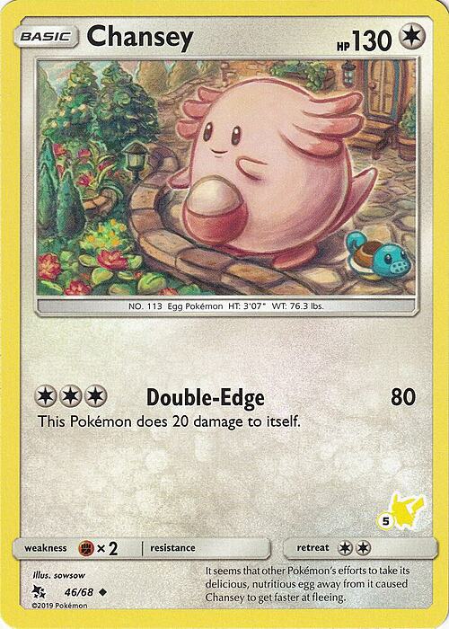 Chansey Card Front