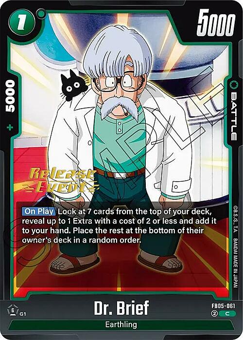 Dr. Brief Card Front