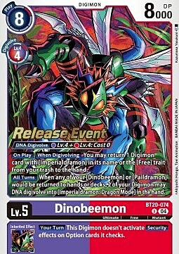 Dinobeemon Card Front