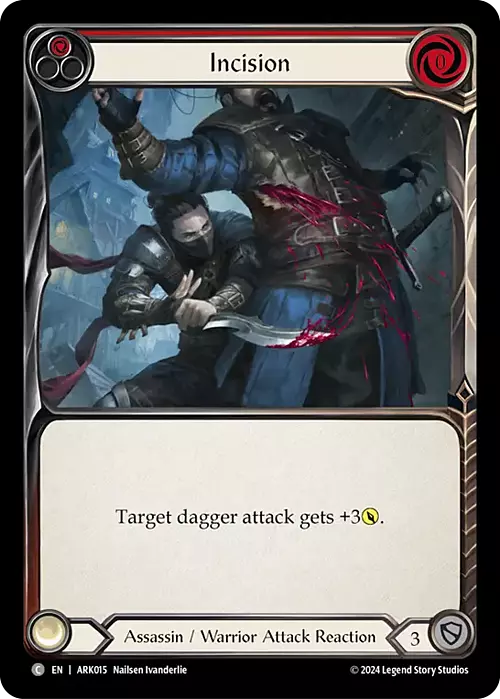 Incision - Red Card Front