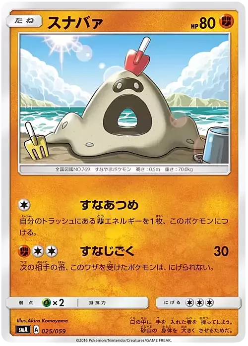 Sandygast Card Front