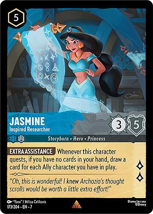 Jasmine - Ricercatrice Ispirata Card Front