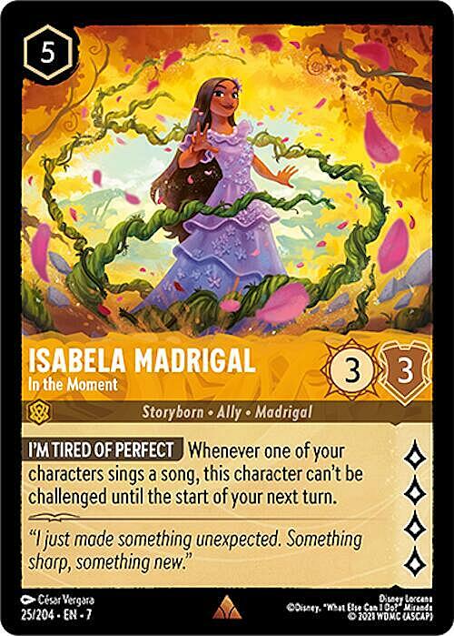 Isabela Madrigal - In the Moment Card Front