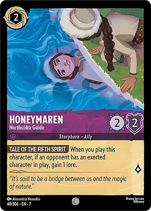 Honeymaren - Northuldra Guide Card Front