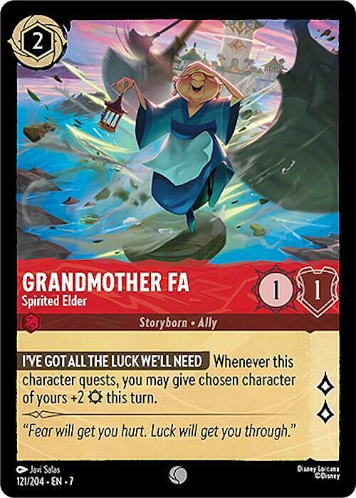 Grandmother Fa - Spirited Elder Card Front