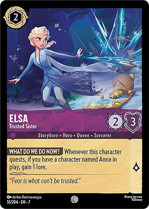 Elsa - Sorella Fidata Card Front