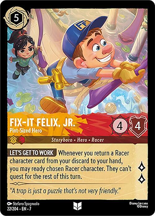 Fix-It Felix, Jr. - Pint-Sized Hero Card Front