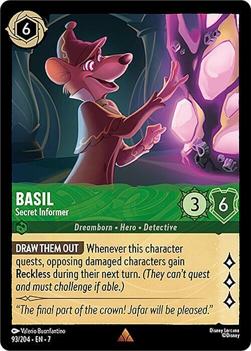 Basil - Informatore Segreto Card Front