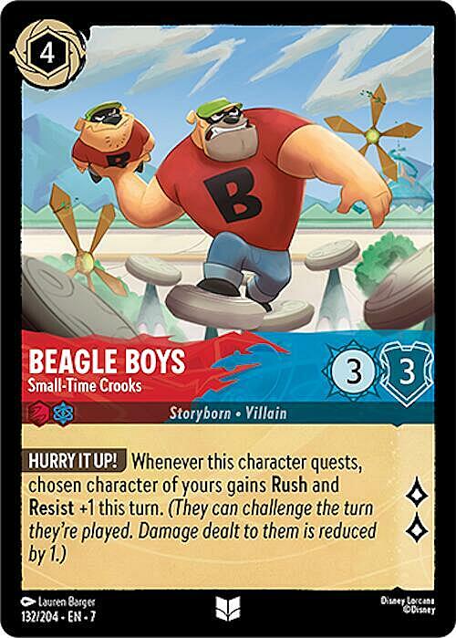 Beagle Boys - Small-Time Crooks Card Front