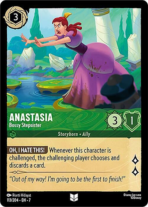 Anastasia - Bossy Stepsister Card Front