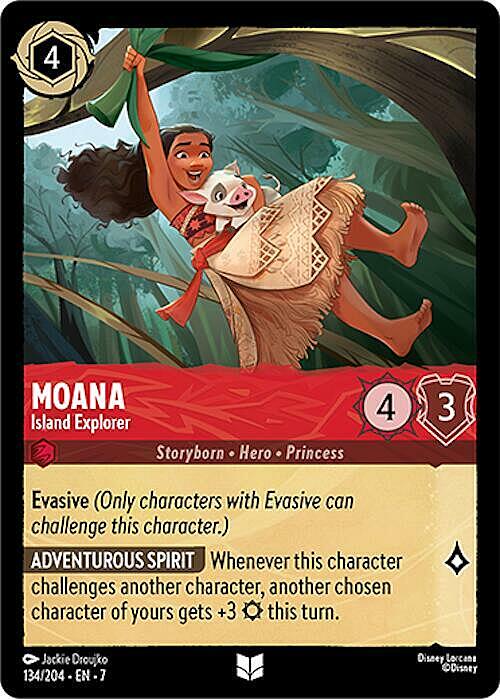 Moana - Island Explorer Card Front