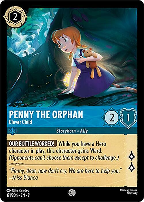 Penny the Orphan - Clever Child Card Front
