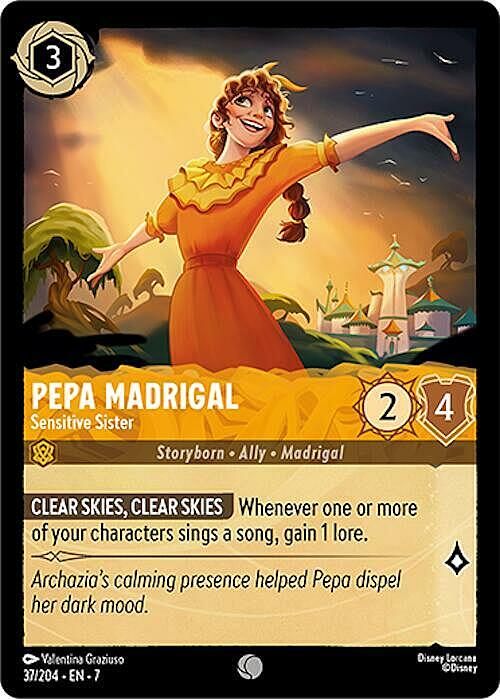 Pepa Madrigal - Sensitive Sister Card Front