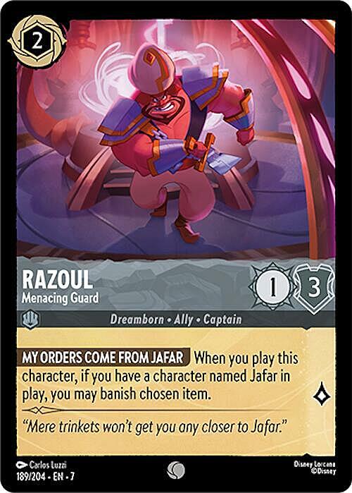 Razoul - Menacing Guard Card Front